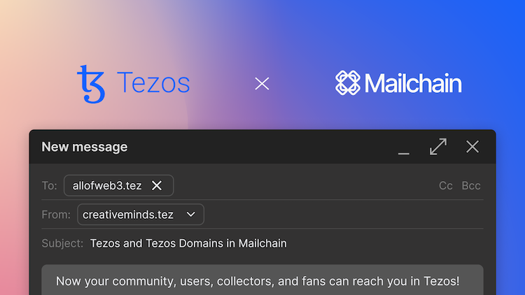 composing a message from a Tezos address